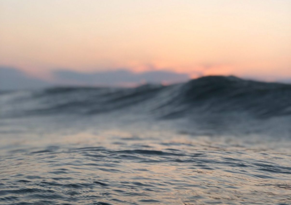 Photo of an ocean to evoke the sense of sound. Photo by Colby Ray, Unsplash.