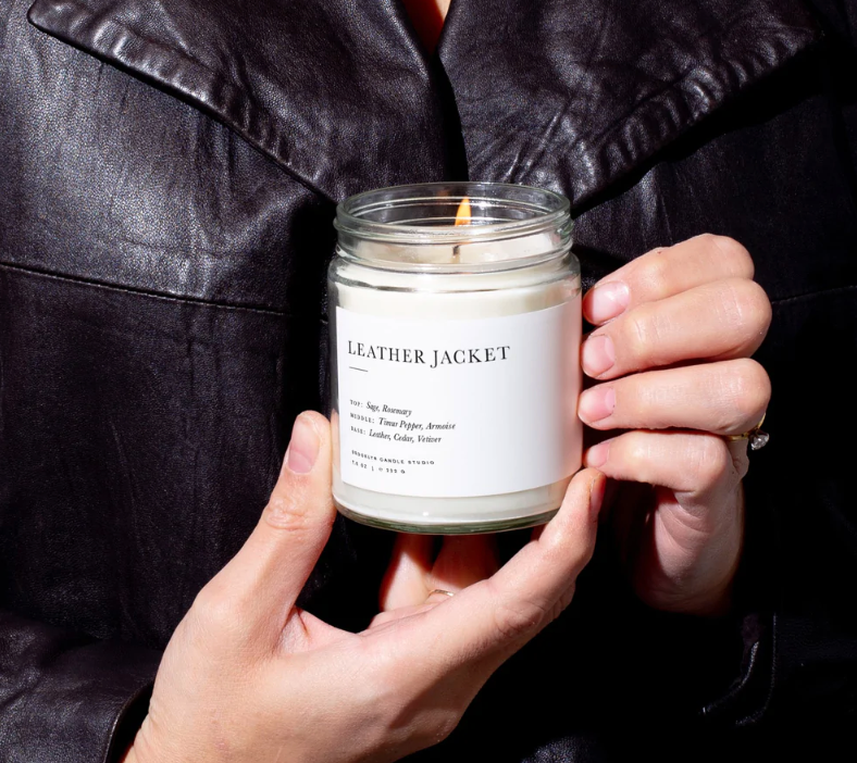 Brooklyn Candle Studio Leather Jacket Candle